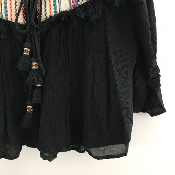 RAHI CALI embroidered fringe crinkle jacket - Picture 7 of 12